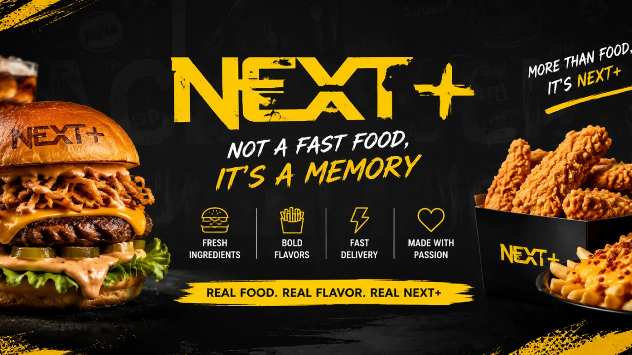 Next Plus store banner