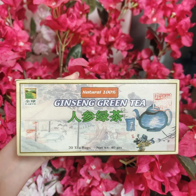 Ginseng green tea