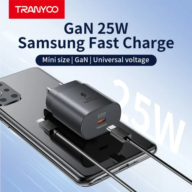 Tranyoo Charger 25W Type C - Type C