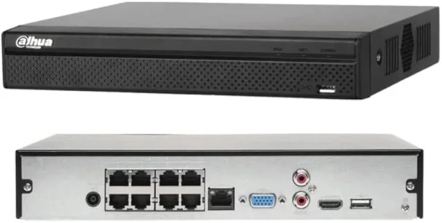  Dahua Network Video Recorder 8 Channels 8 POE 