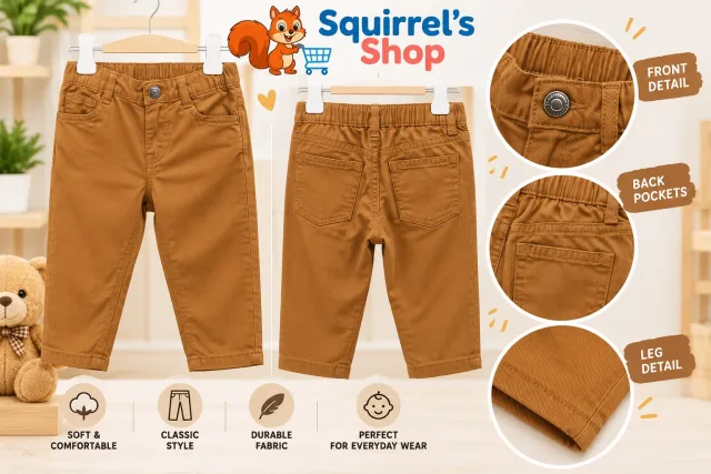 H&M Kids’ Loose-Fit Pants 🤎
