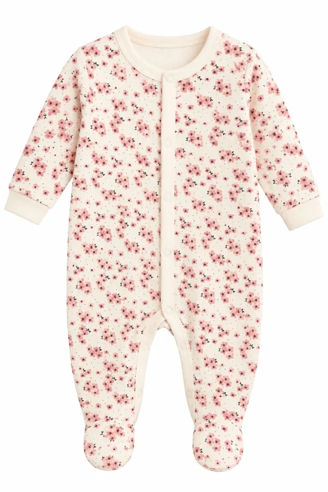 Baby Girls’ Sleepsuits – 3 Styles