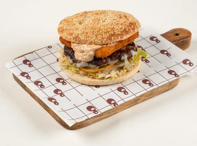 Classic burger kaake