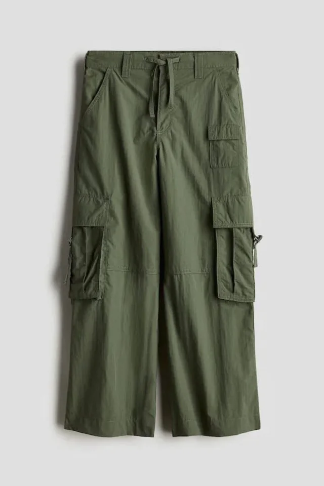 Girls’ Olive Green Cargo Pants