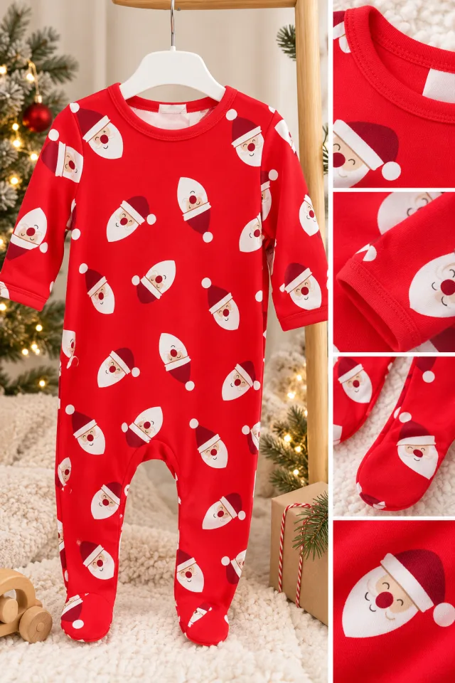 🎅❤️ Christmas Baby Romper 🎄👶
