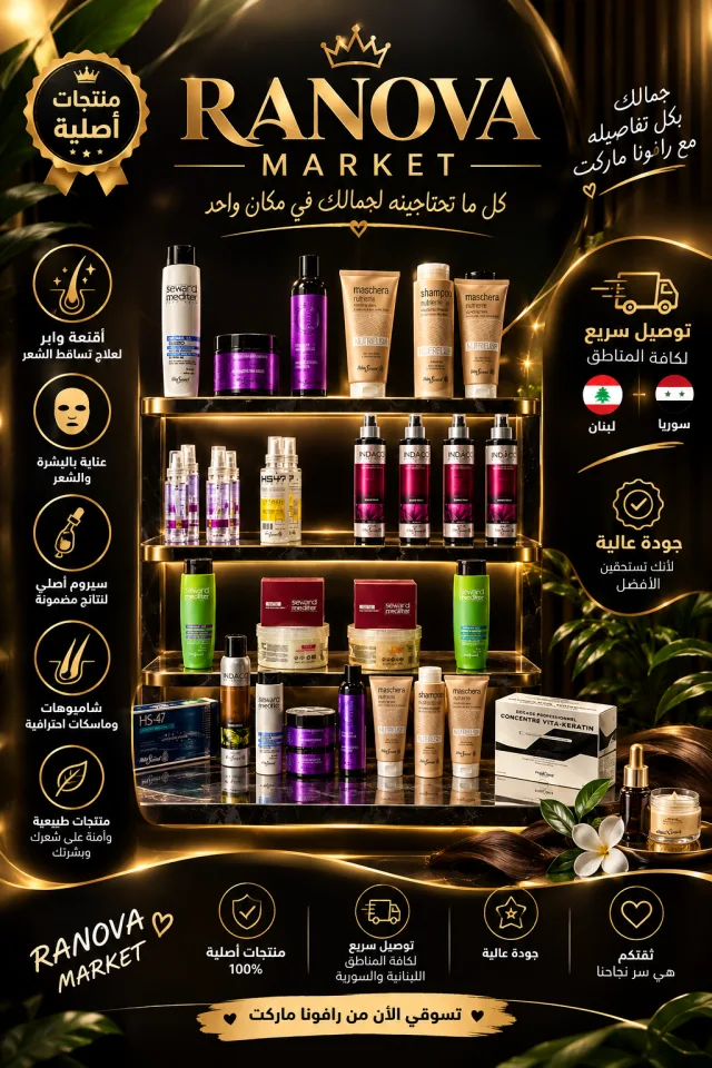 جميع المنتجات لعناية بشعرك وبشرتك