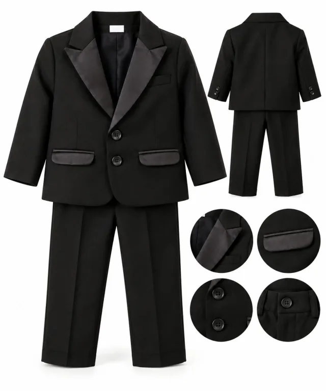 H&M Baby Boys’ Black Formal Suit