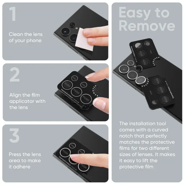 Samsung S series Lens protection