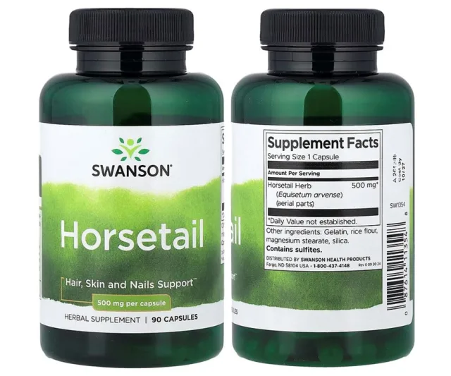 Swanson Vitamins - Horsetail 500 mg - 90 Capsules
