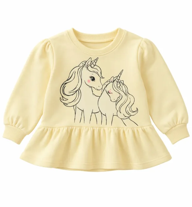 H&M Girls’ Sweatshirt Dress – Unicorn Print,Baby Girls’ Winter Dress – Bambi Print,Girls’ Autumn Dress – Bambi & Thumper Print