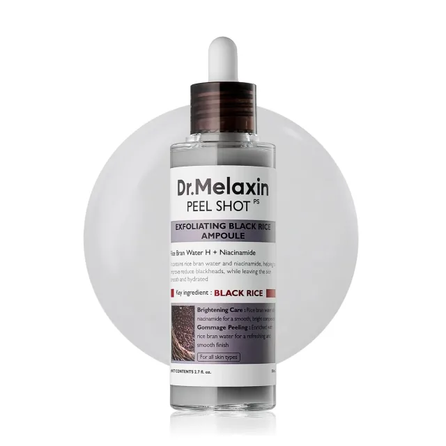 Dr.Melaxin - Peel Shot Exfoliating Black Rice Ampoule - 80ml