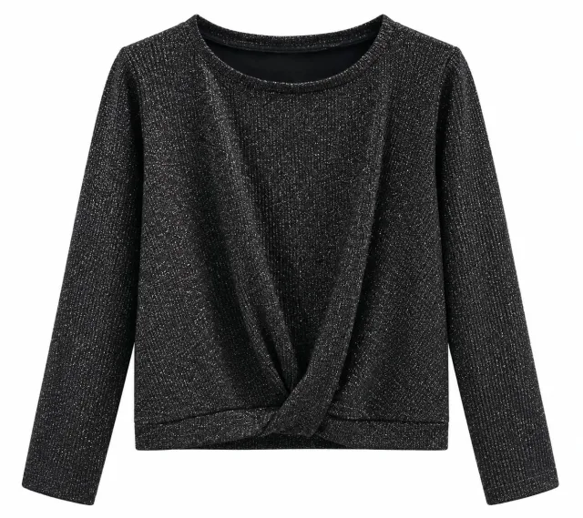 Elegant girls’ long-sleeve top