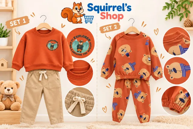 Boys’ 2-Piece Sweatshirt & Jogger Set