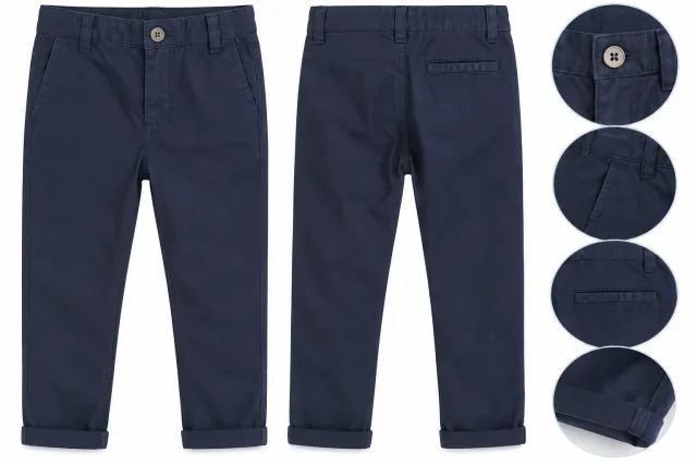 H&M Boys’ Navy Chino Trousers