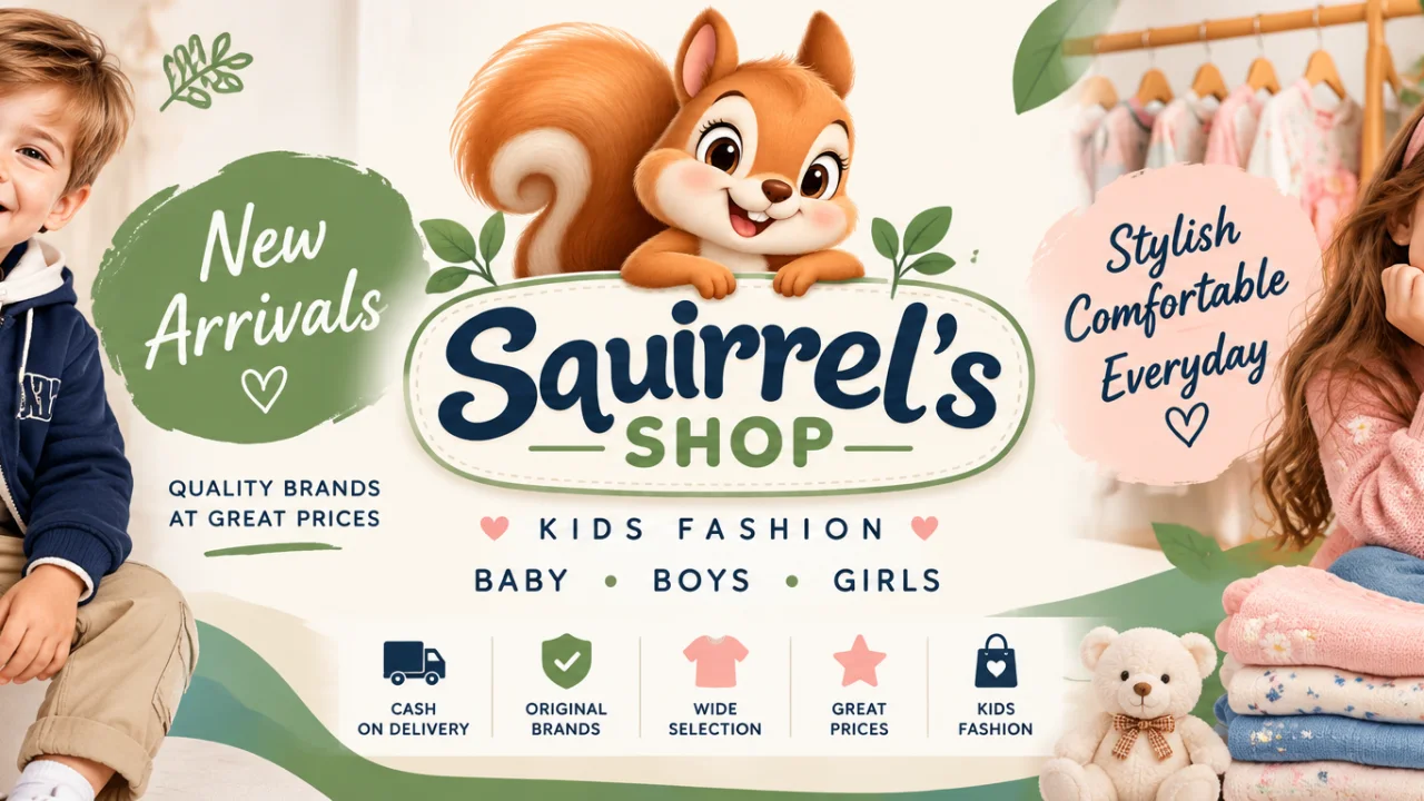 Squirrel's Shop store banner